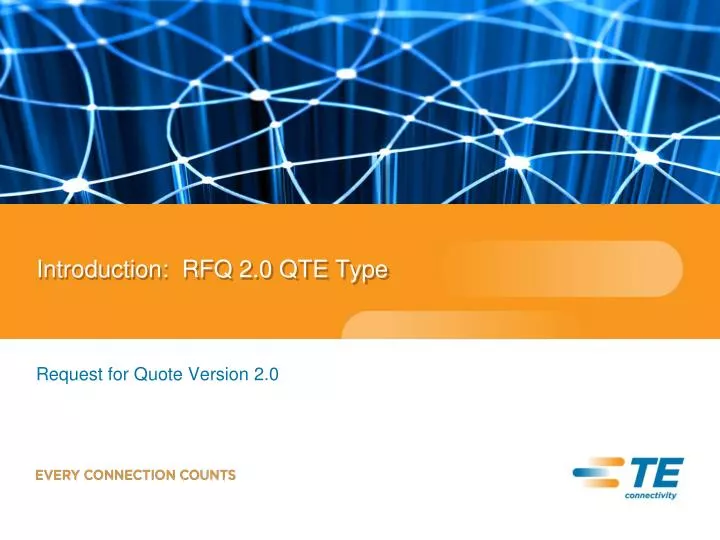 introduction rfq 2 0 qte type