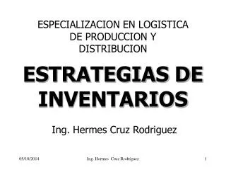 estrategias de inventarios