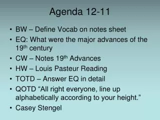 Agenda 12-11