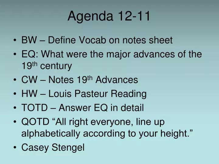 agenda 12 11
