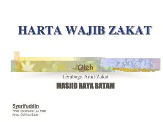harta wajib zakat