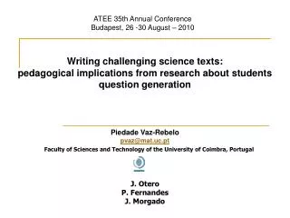 Writing challenging science texts: