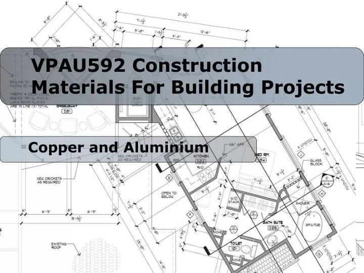 vpau592 construction materials for building projects