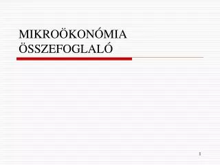 mikro kon mia sszefoglal