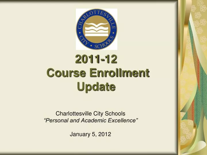 2011 12 course enrollment update