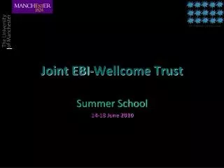 Joint EBI-Wellcome Trust