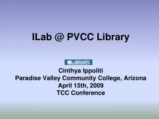 ILab @ PVCC Library