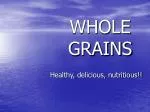 WHOLE GRAINS - slide 1