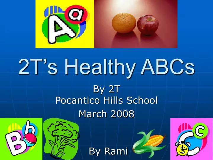 2t s healthy abcs