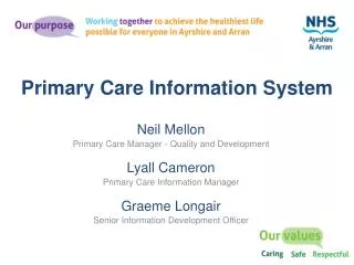 Primary Care Information System