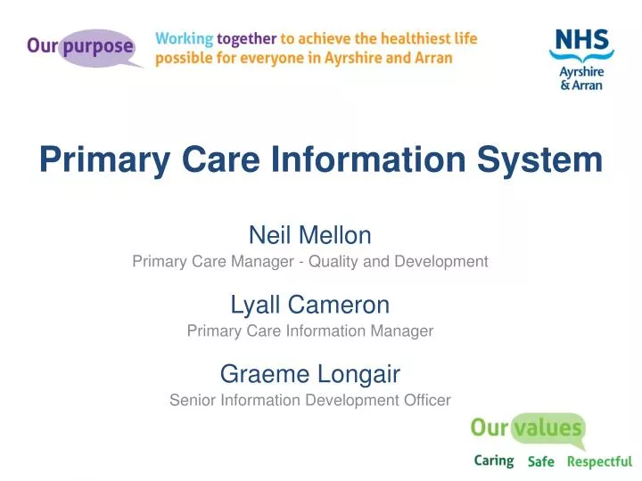 primary care information system