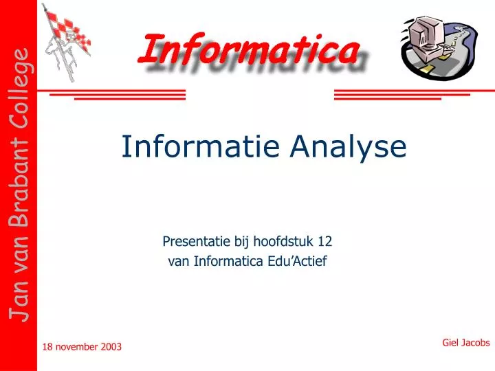informatie analyse