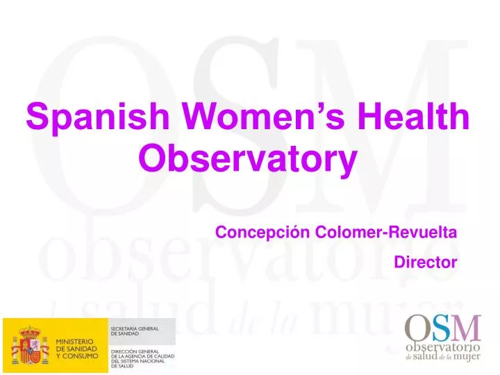 spanish women s health observatory