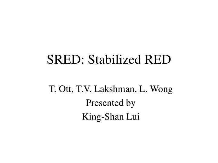 sred stabilized red