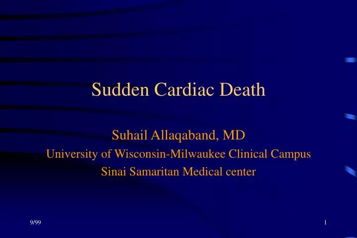 sudden cardiac death