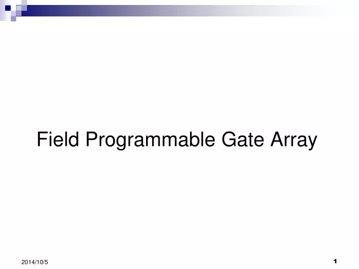 field programmable gate array