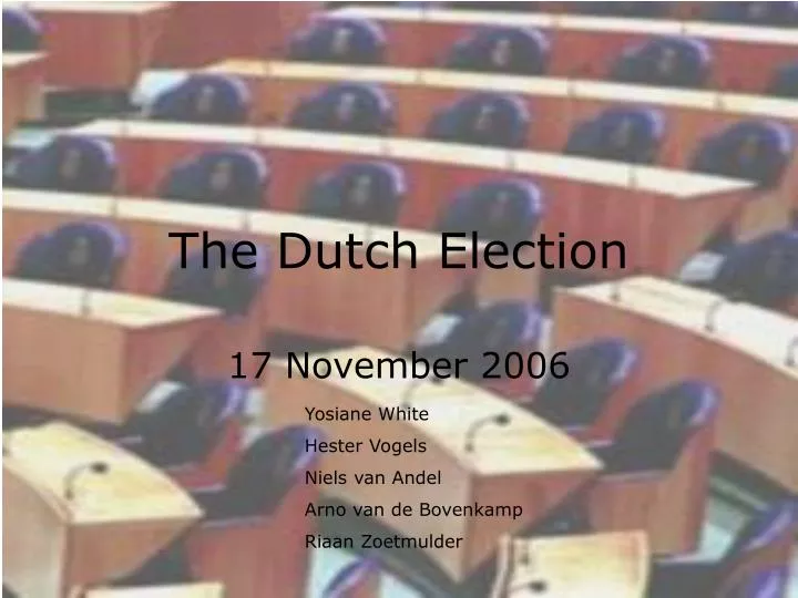 the dutch election