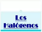 Los Halógenos - slide 1