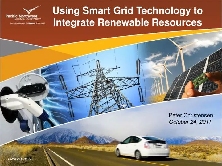 using smart grid technology to integrate renewable resources