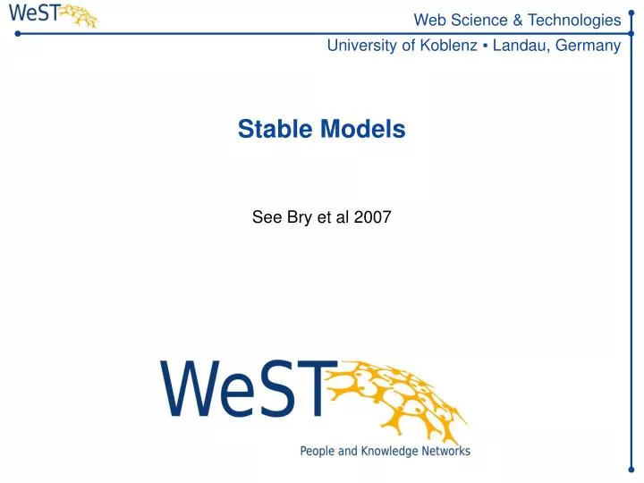 stable models