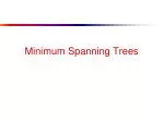 Minimum Spanning Trees - slide 1