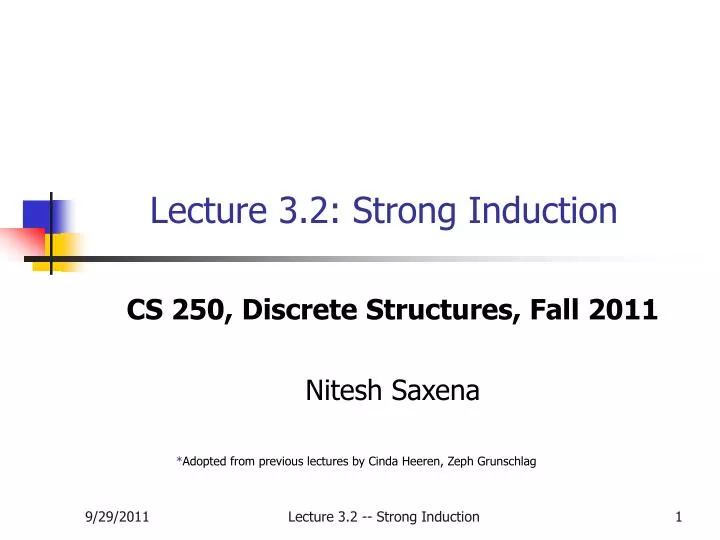 lecture 3 2 strong induction