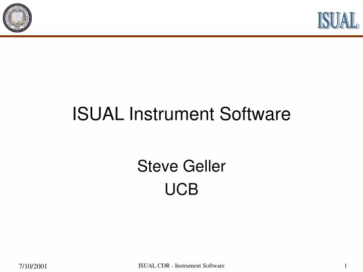isual instrument software