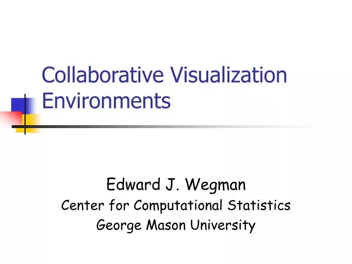 collaborative visualization environments