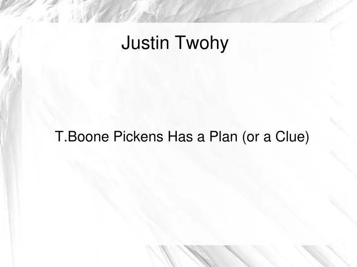 justin twohy