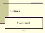 Cesárea - slide 1