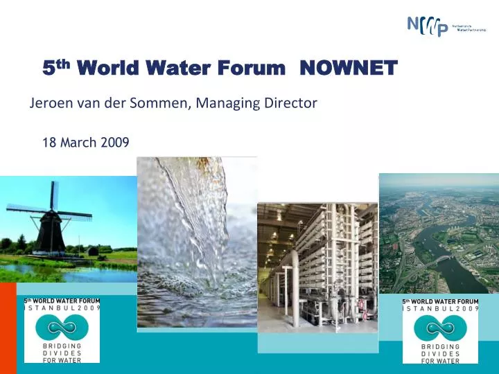 5 th world water forum nownet