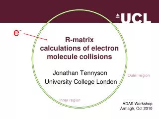 R-matrix calculations of electron molecule collisions