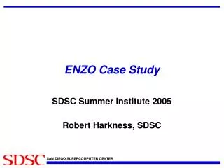 ENZO Case Study