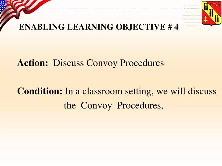 enabling learning objective 4