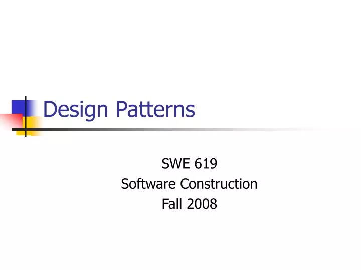 design patterns