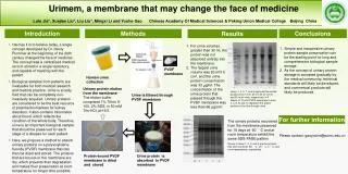 Urimem, a membrane that may change the face of medicine
