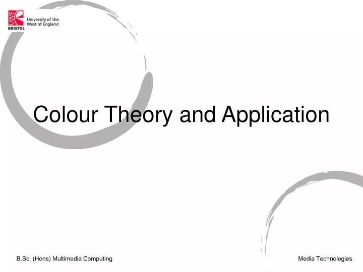 colour theory and application