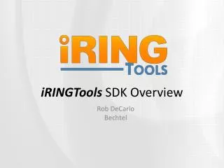 iRINGTools SDK Overview