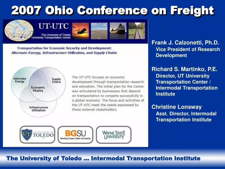 2007 ohio conference on freight