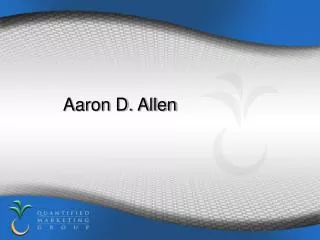 Aaron D. Allen