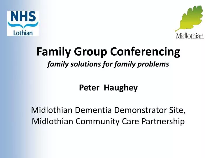 family group conferencing family solutions for family problems