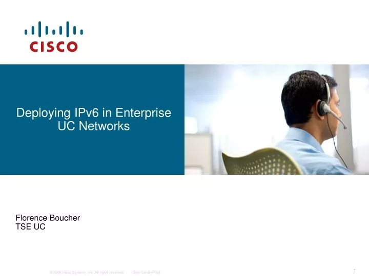 deploying ipv6 in enterprise uc networks