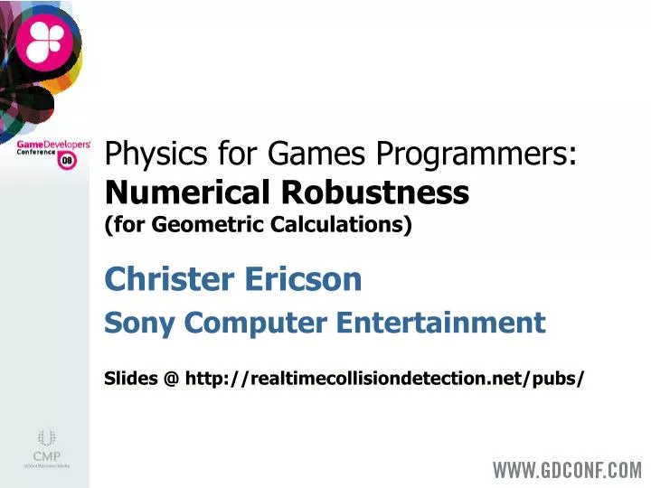 physics for games programmers numerical robustness for geometric calculations