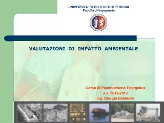 universita degli studi di perugia facolt di ingegneria