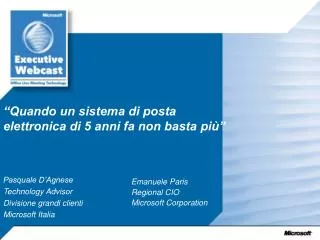 quando un sistema di posta elettronica di 5 anni fa non basta pi
