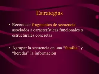 estrategias
