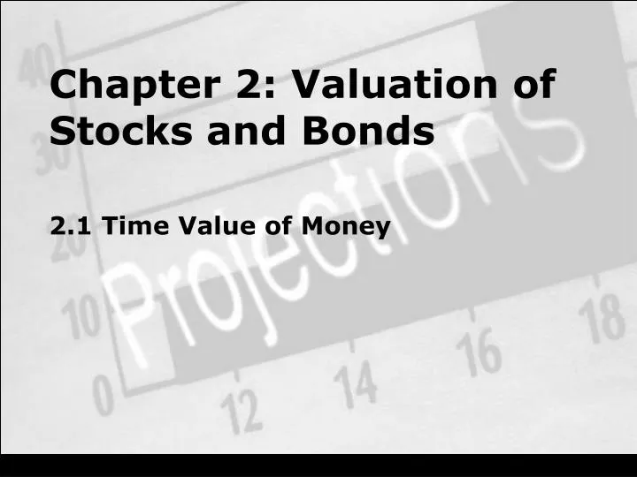 chapter 2 valuation of stocks and bonds