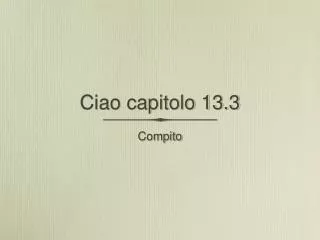 ciao capitolo 13 3