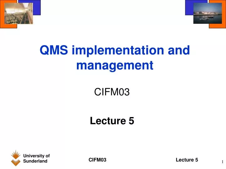 qms implementation and management