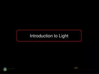 Introduction to Light